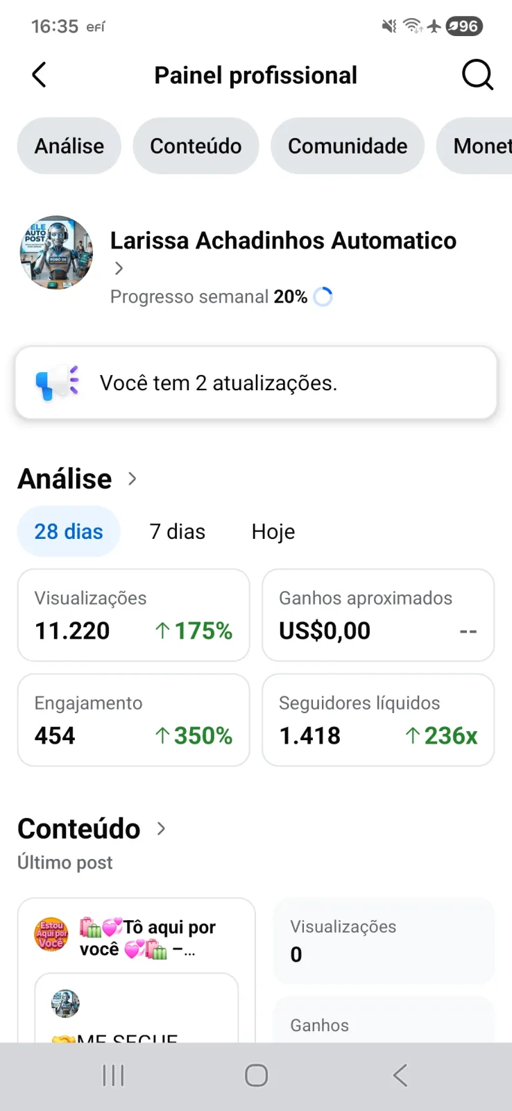 Imagem do link BOT ACHADINHOS TELE AUTO POST