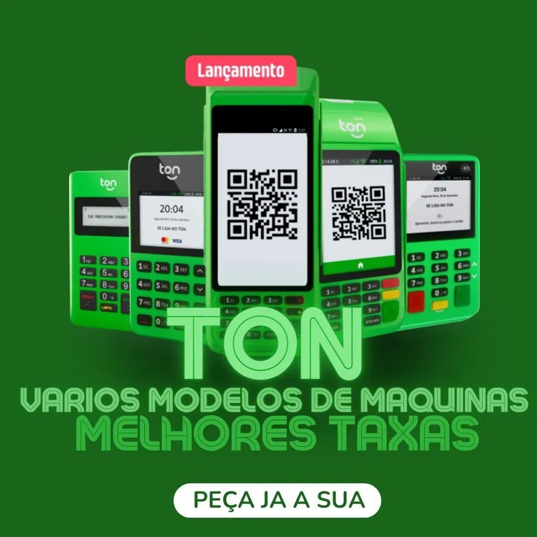 Imagem do link Maquininha de cartão de crédito da Ton