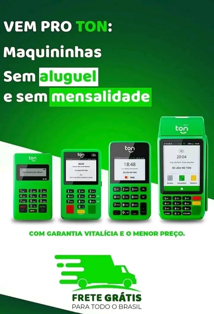 Imagem do link Maquininha de cartão de crédito da Ton