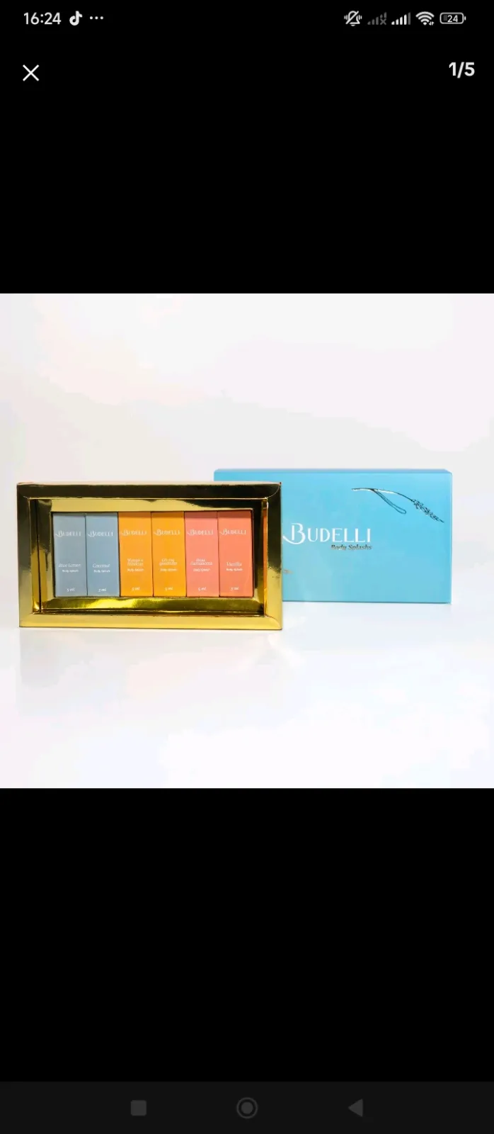 Imagem do link Kit Amostras de Body Splash 5 ml Budelli Cosméticos