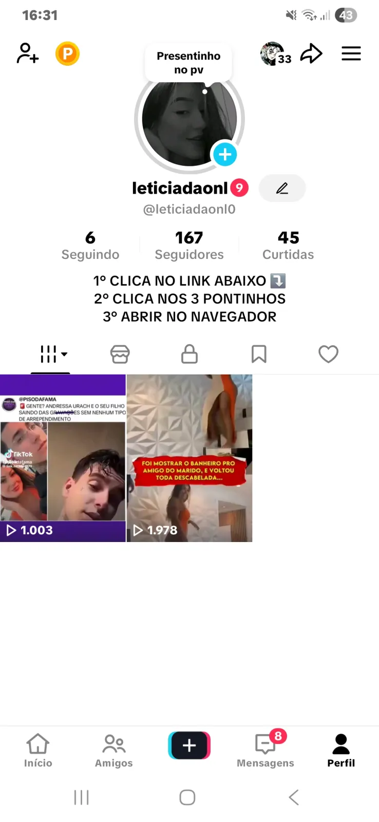 Imagem do link Telegram