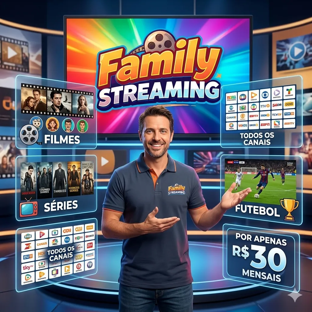 Imagem do link Vem com melhor iptv , family streaming 🤩🤩