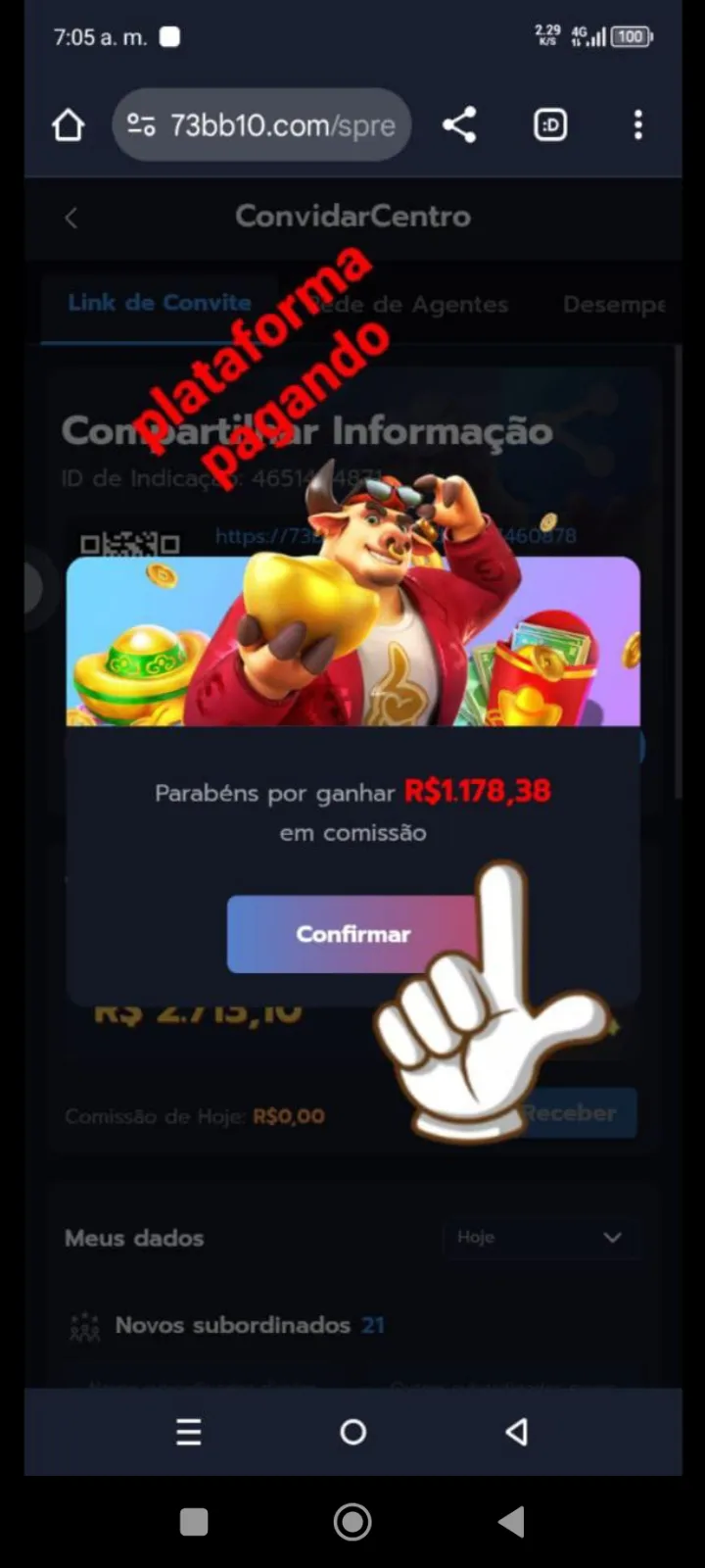 Imagem do link Plataforma chinesa